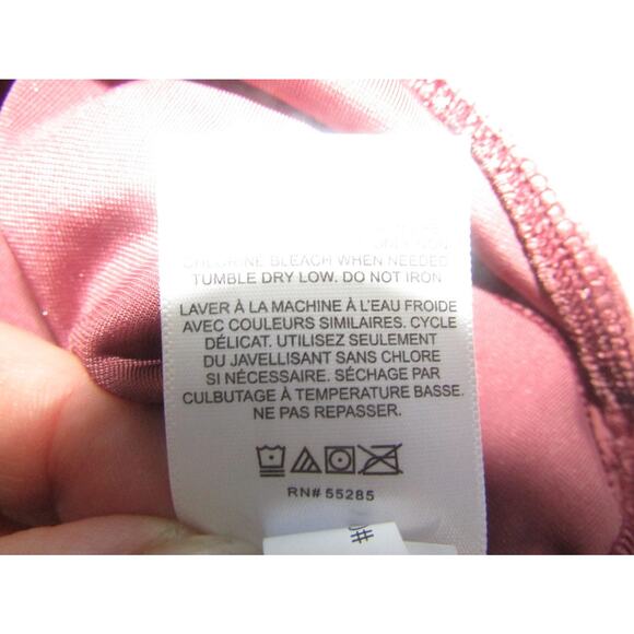 Express Small Women’s Velvet Burgundy Long Sleeve Bodysuit Surplice Top - Picture 4 of 7